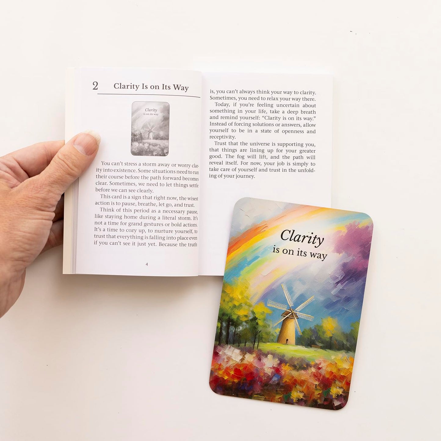 The Tapping Solutions Daily Guidance 52 card deck and guidebook