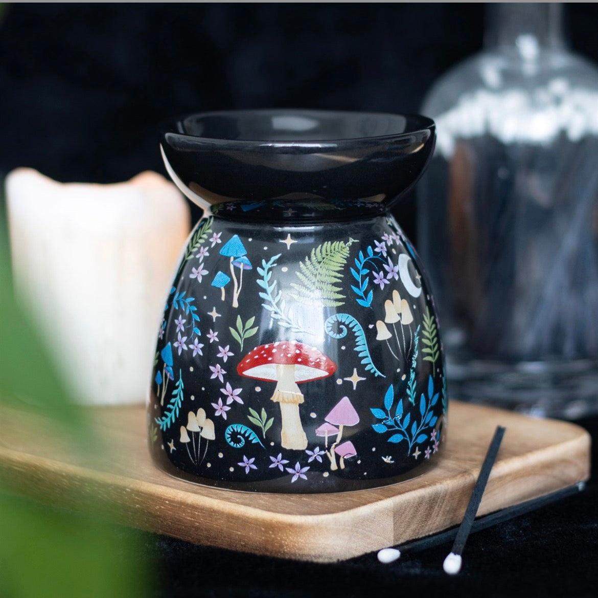 Dark Forest Ceramic Oil Burner