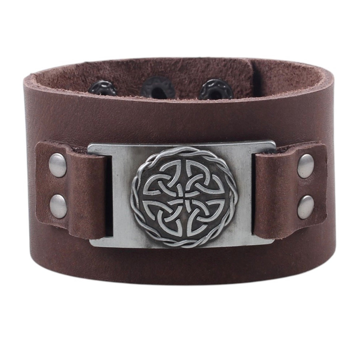 Viking Style Leather Cuff