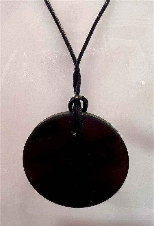 Shungite Pendant on cord