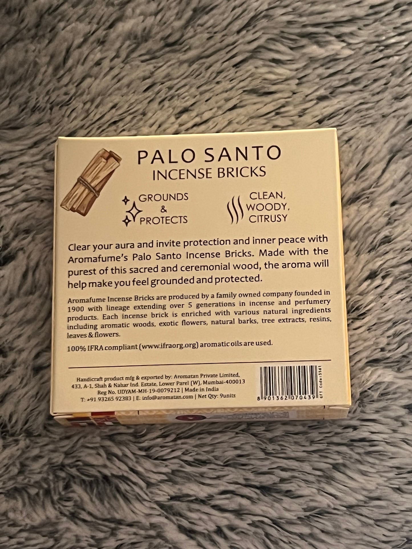 Palo Santo Incense Bricks