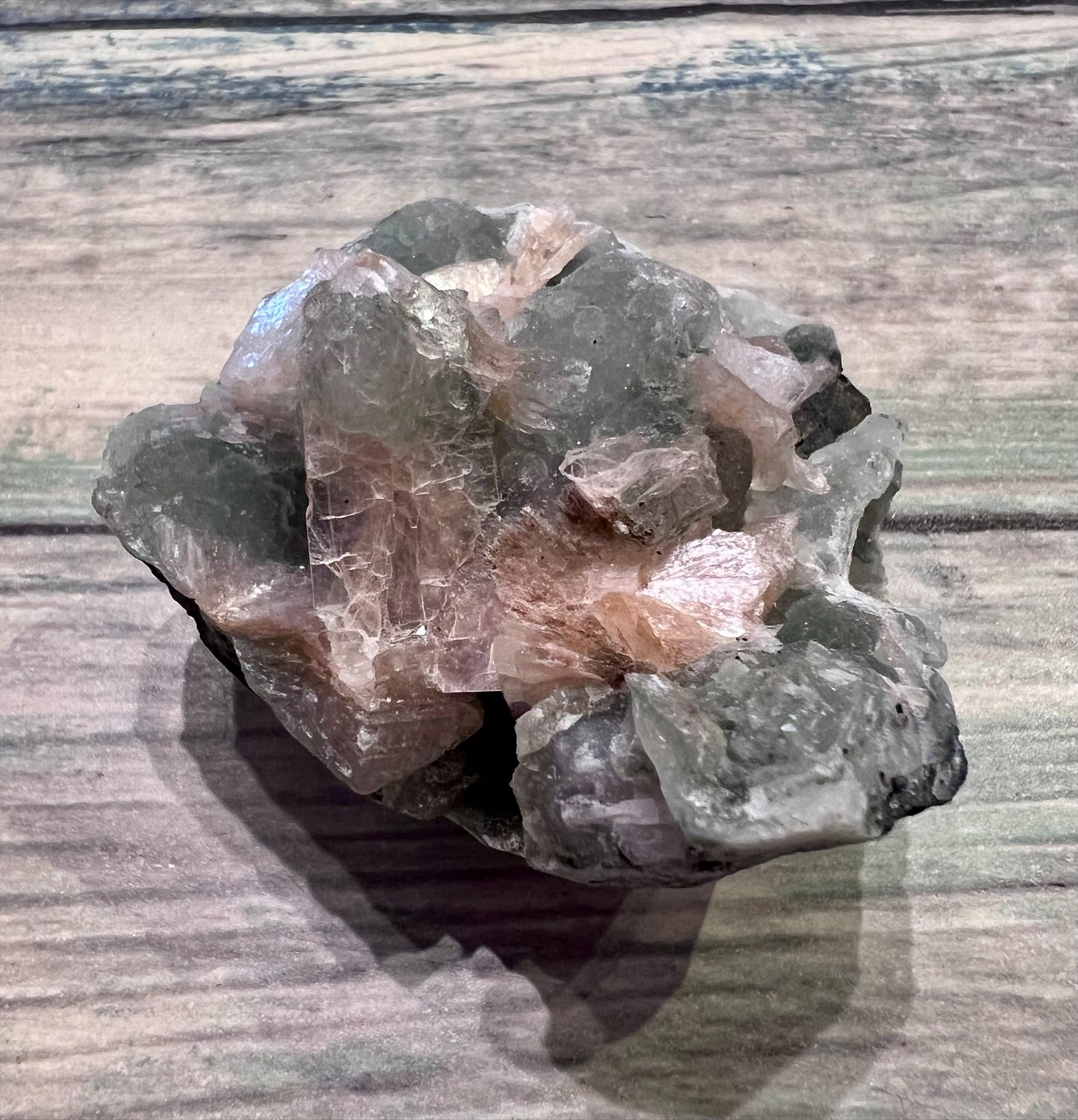 Herderite/Stilbite Specimen