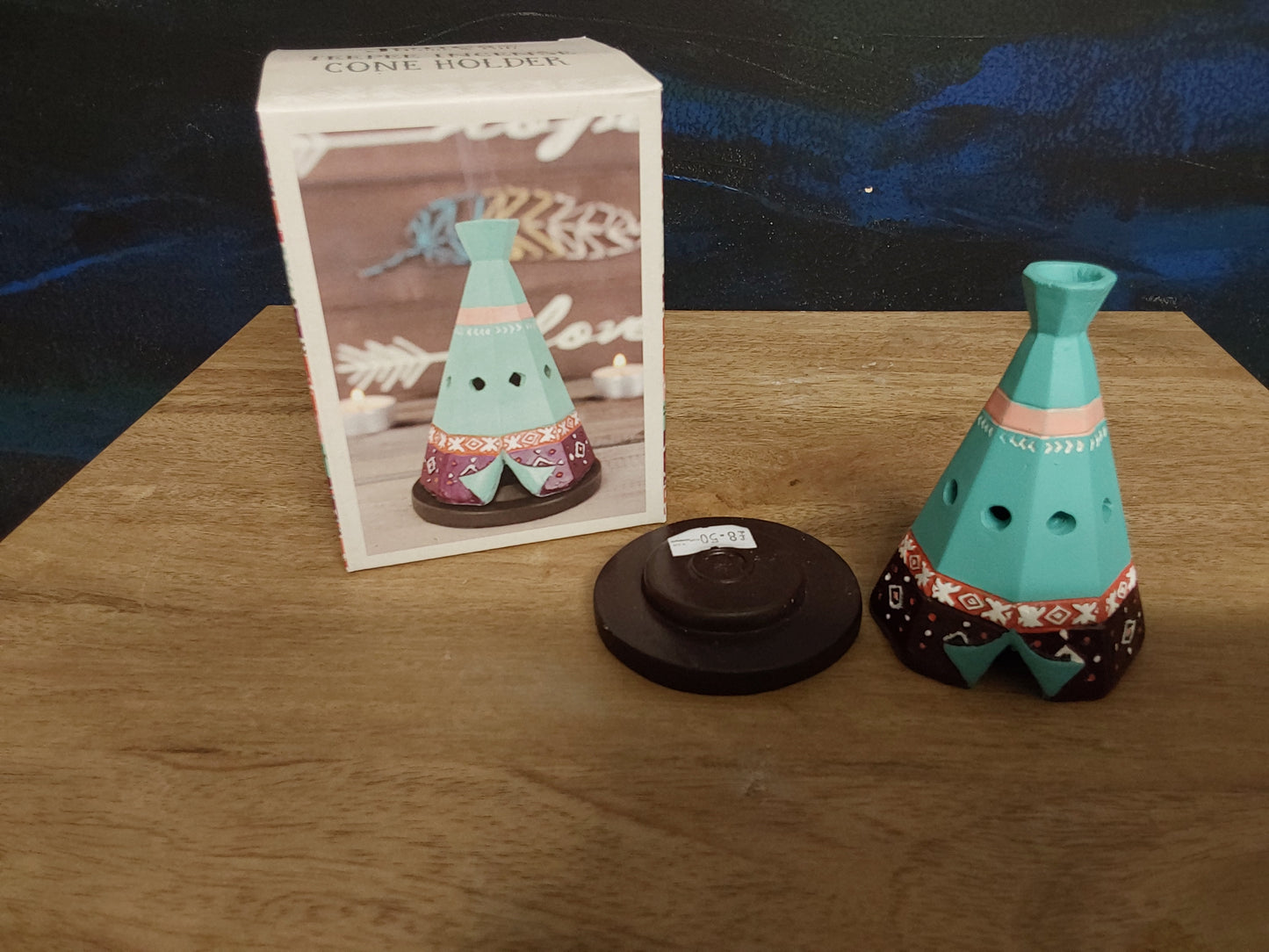 Teepee Incense Cone Holder