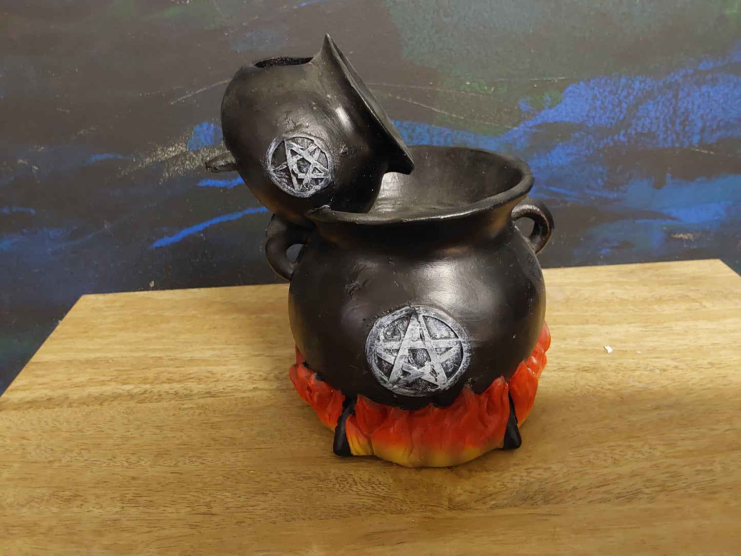 Cauldron Backflow Burner