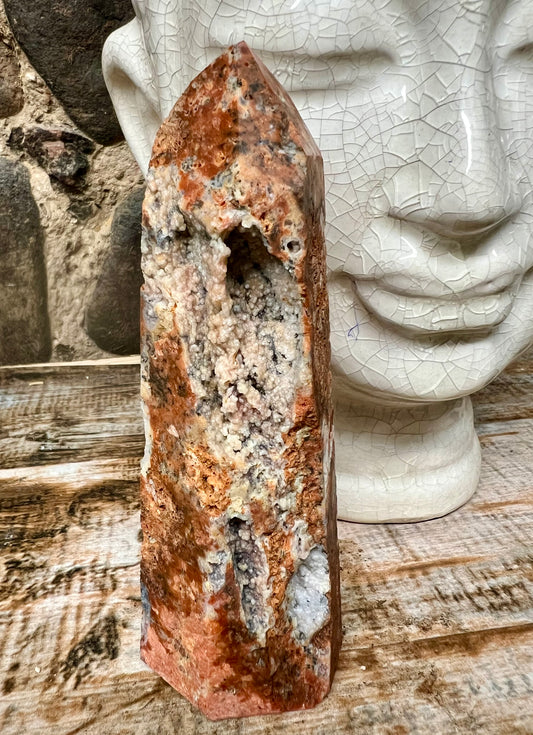 Tower - Apatite and Chalcedony