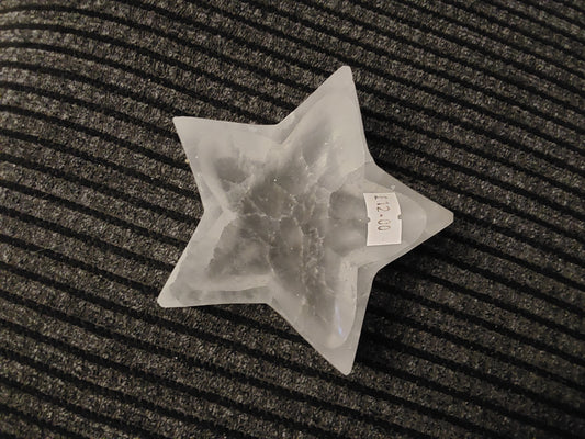 Selenite Star Dish