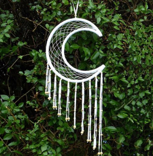 Dreamcatcher moon white diameter 29cm