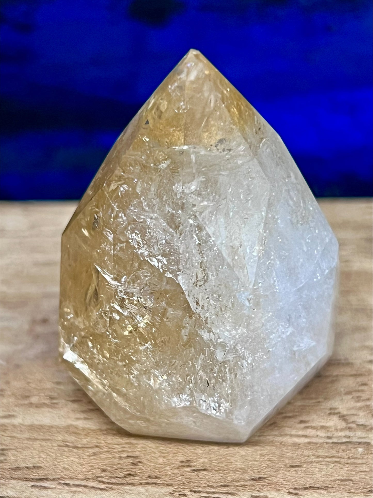 Citrine Faceted Point