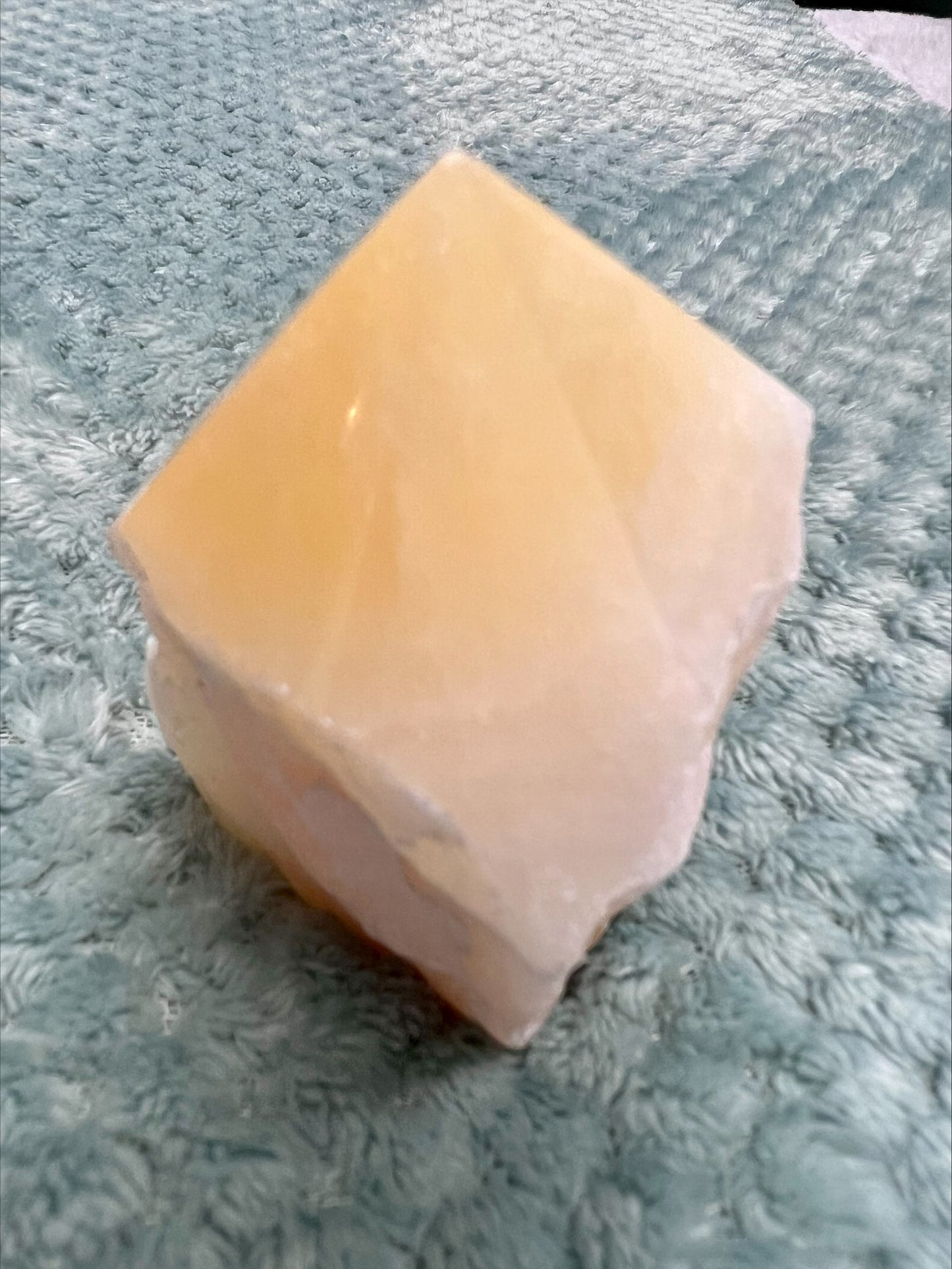 Yellow Calcite Cut Base Point
