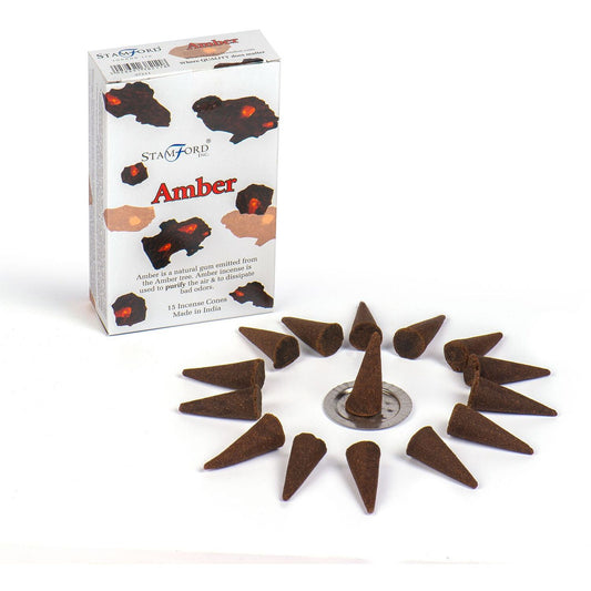 Stamford Amber Incense Cones