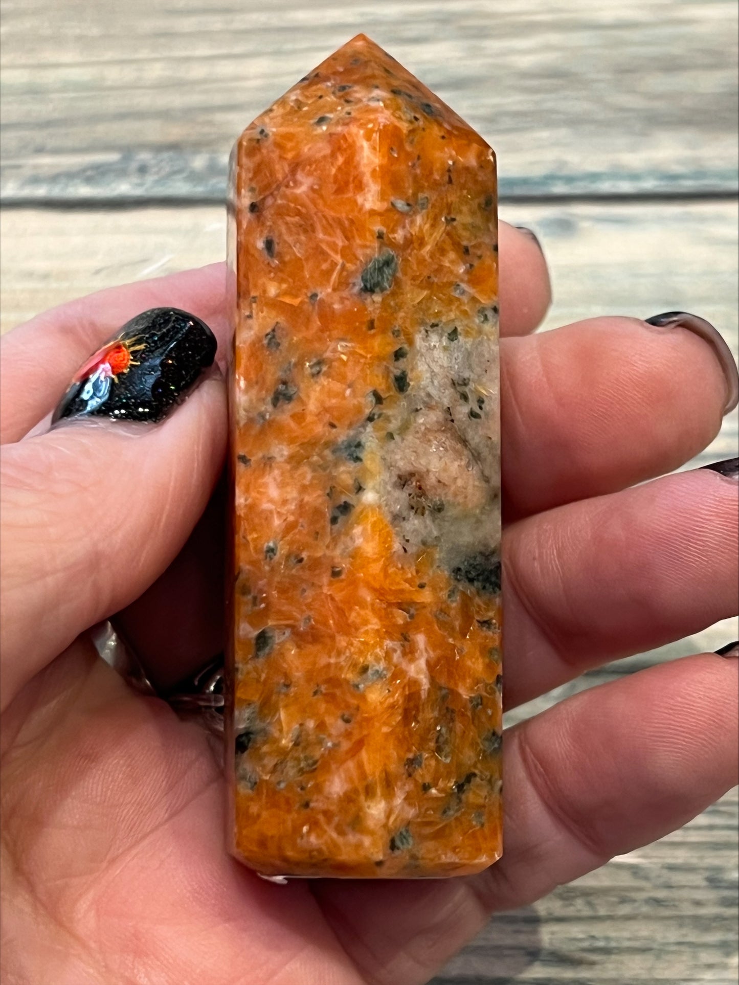 Tower - Orchid Calcite
