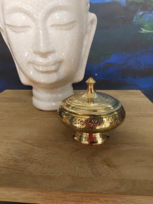 Brass incense holder