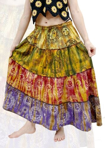 Sun/Moon Skirt - Tie Dye