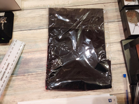 Plain black velvet tarot bag