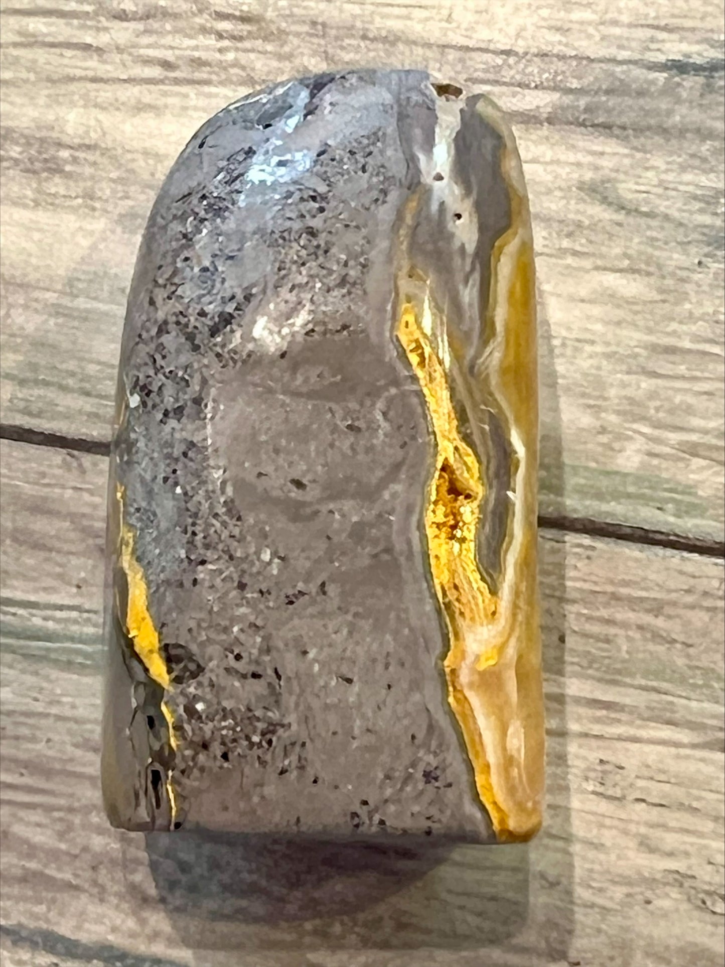 Bumblebee Calcite freeform.
