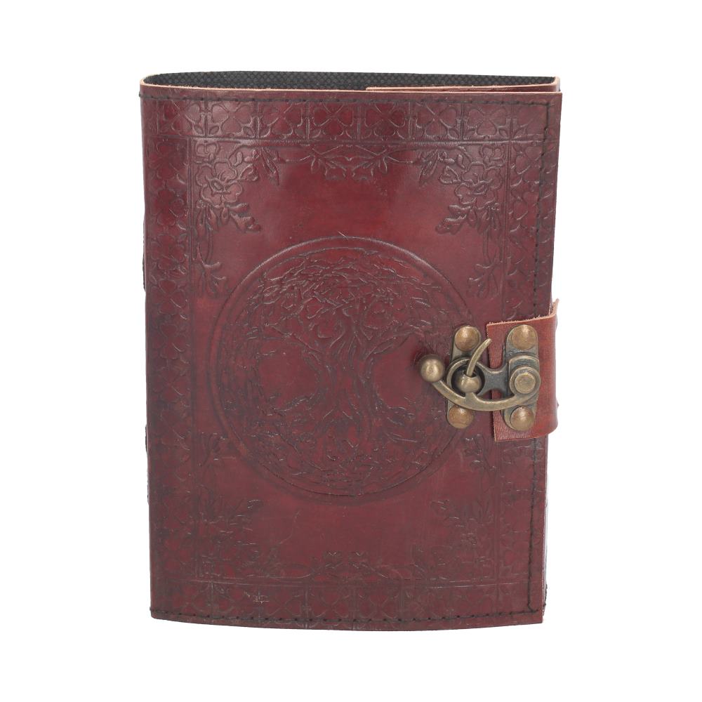 Journal - Tree of Life Leather Journal with lock 21 x 15cm