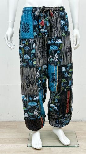 Patchwork Mushroom Trousers