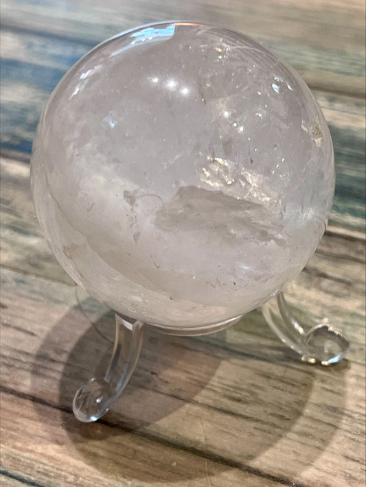 Clear Quartz Crystal Sphere