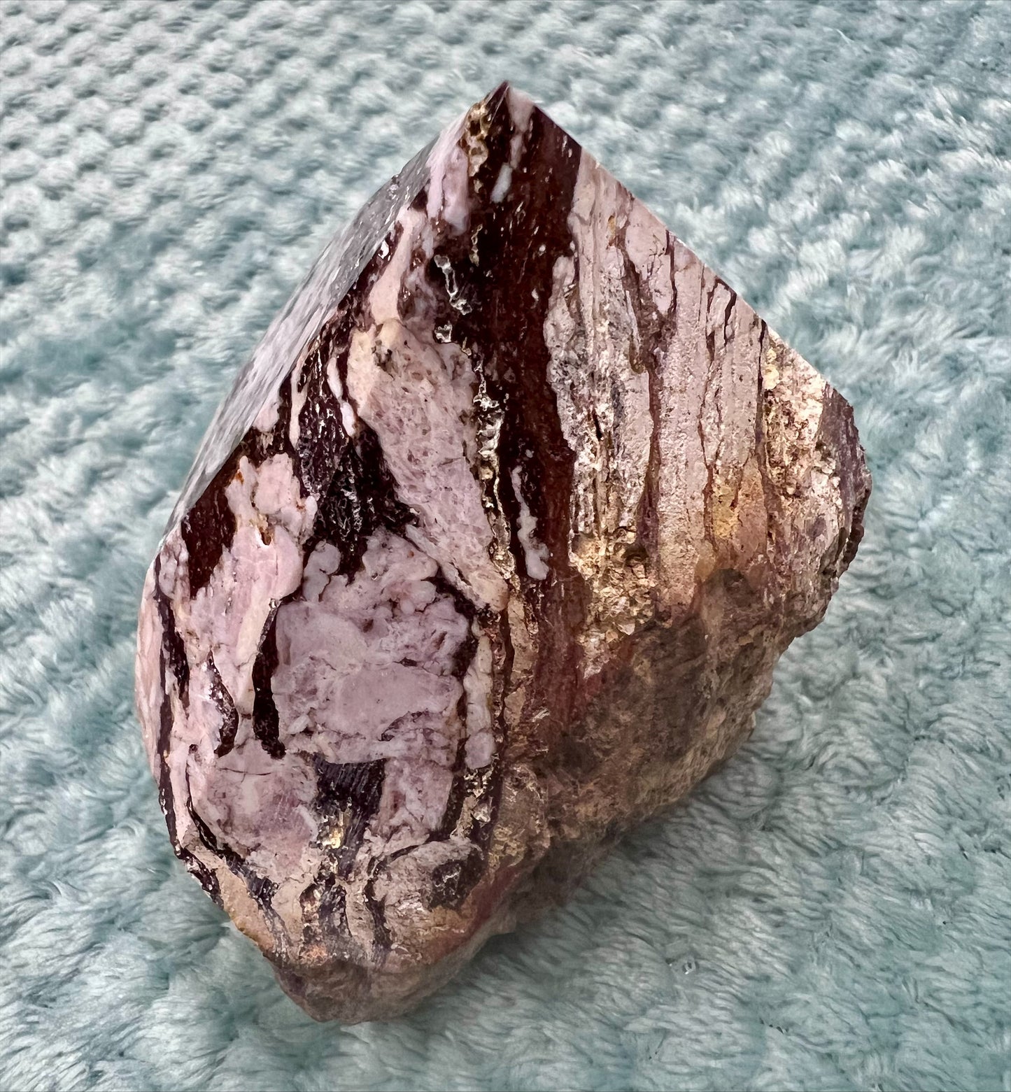 Zebra Jasper Cut Base Point