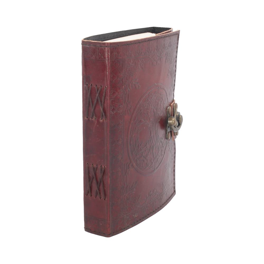 Journal - Tree of Life Leather Journal with lock 21 x 15cm
