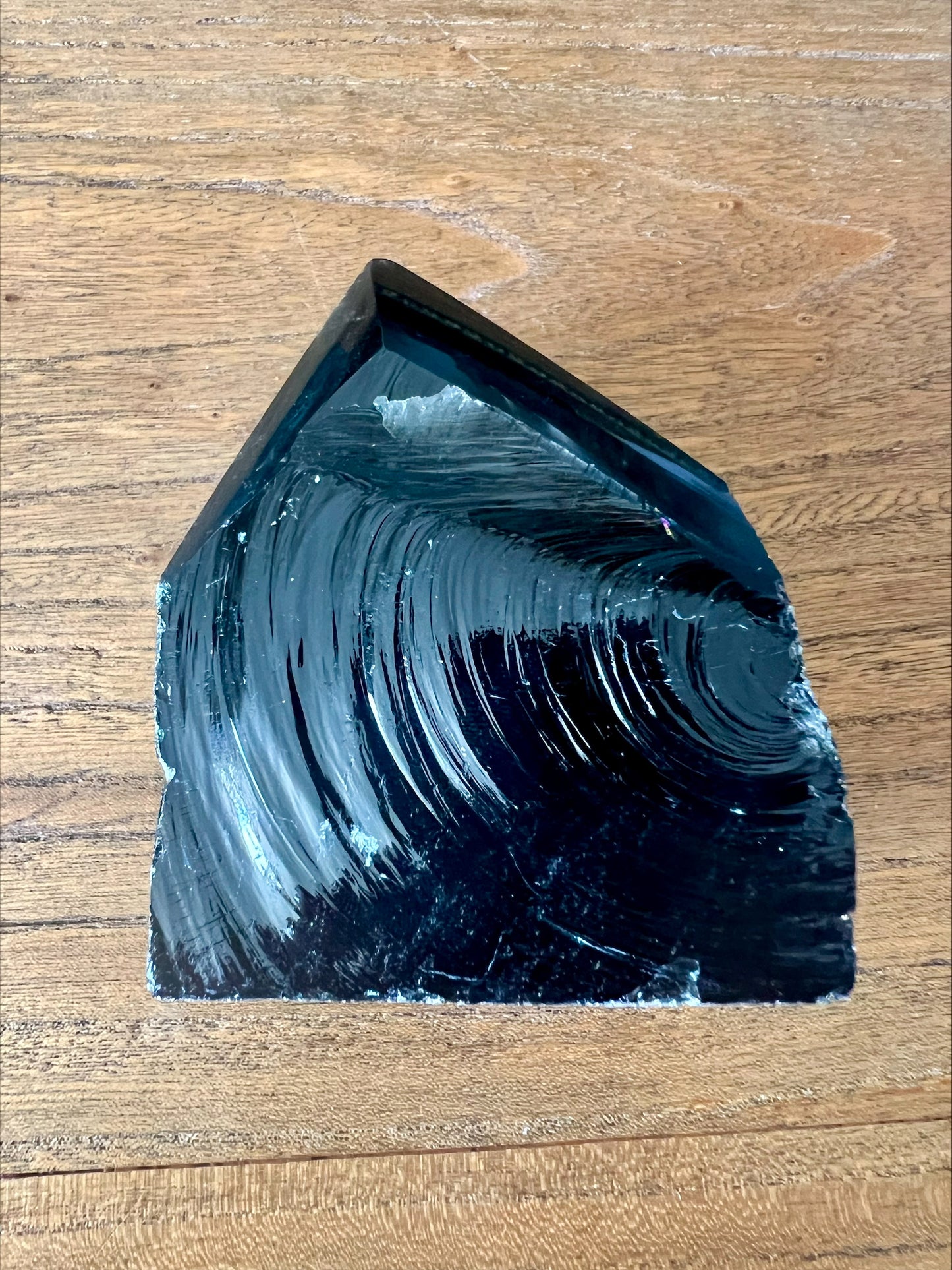 Black Obsidian Cut Base Point