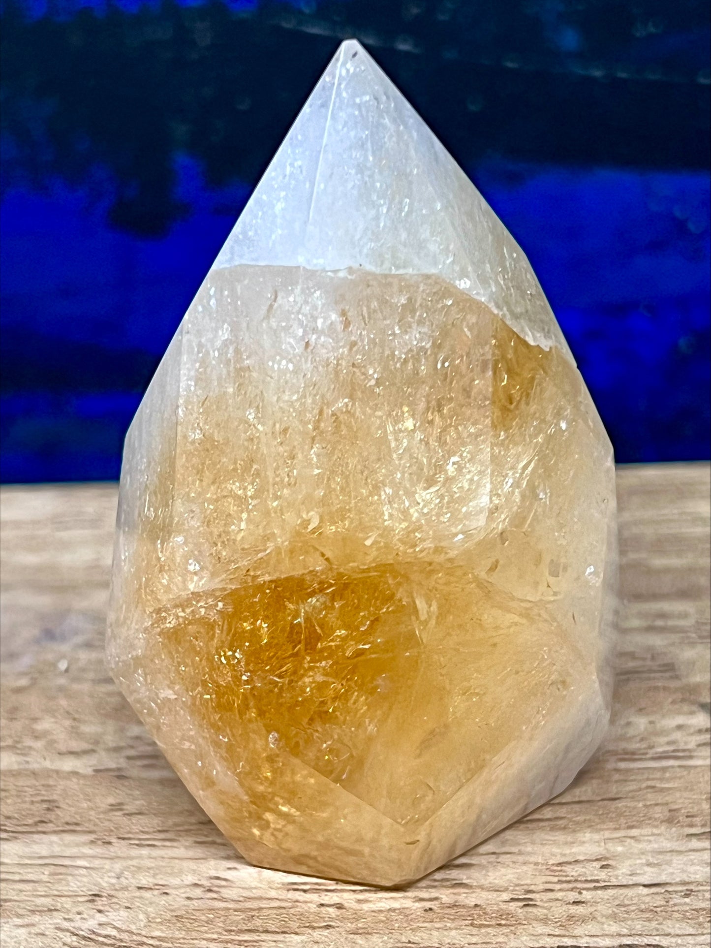 Citrine Faceted Point