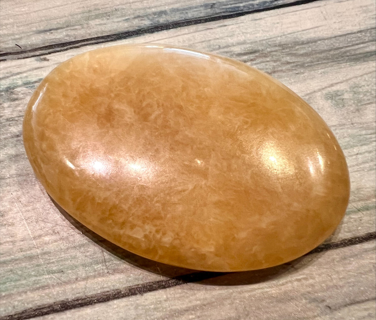 Palmstone - Yellow Calcite