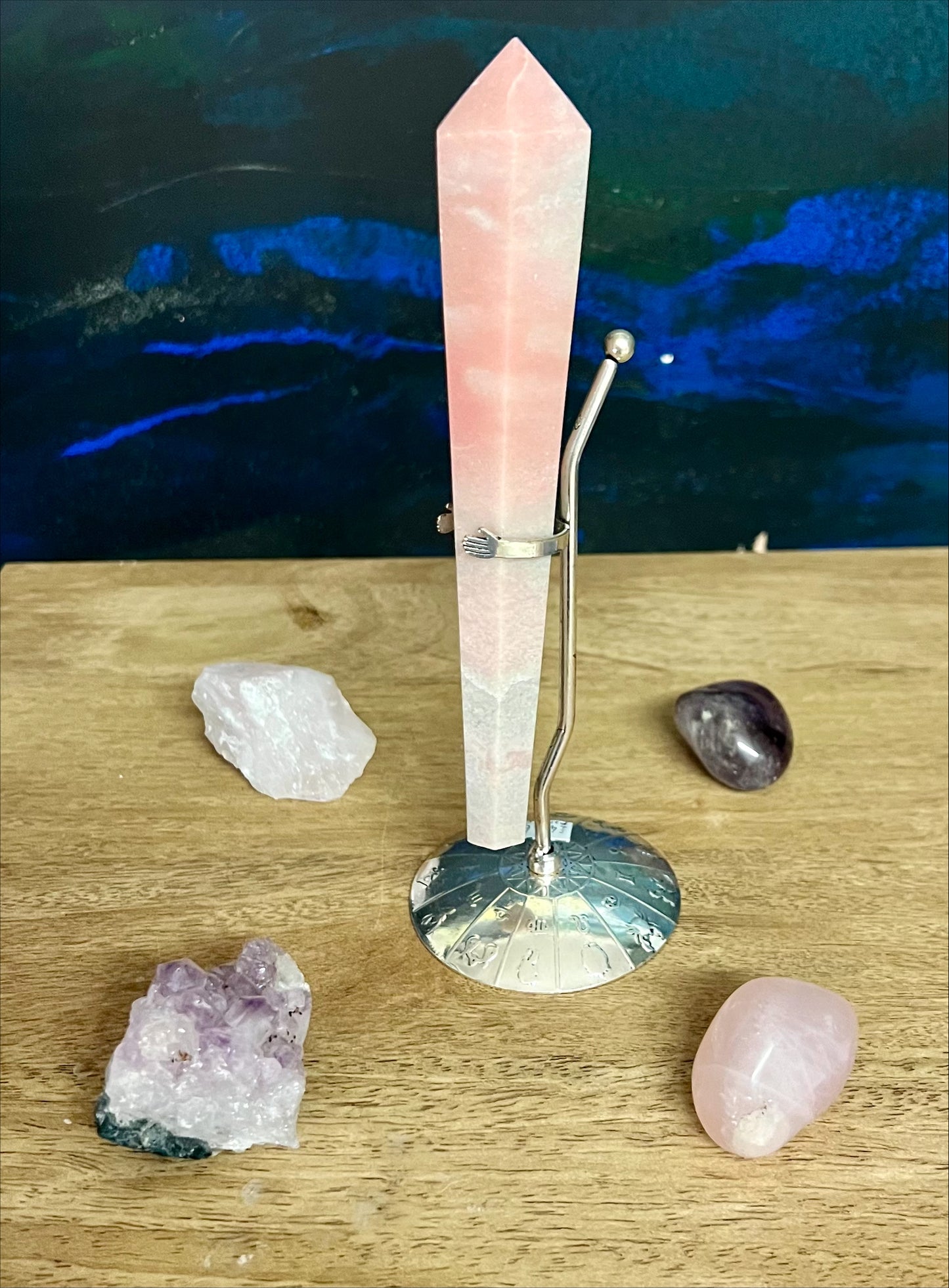 Pink Opal Wand 17.5cm