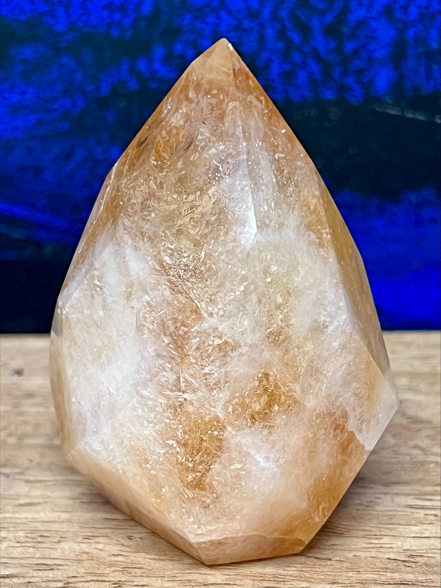 Citrine Faceted Point
