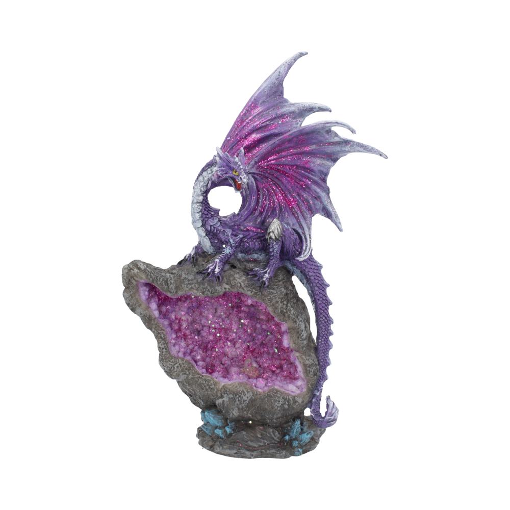 Amethyst Custodian Dragon 22cm