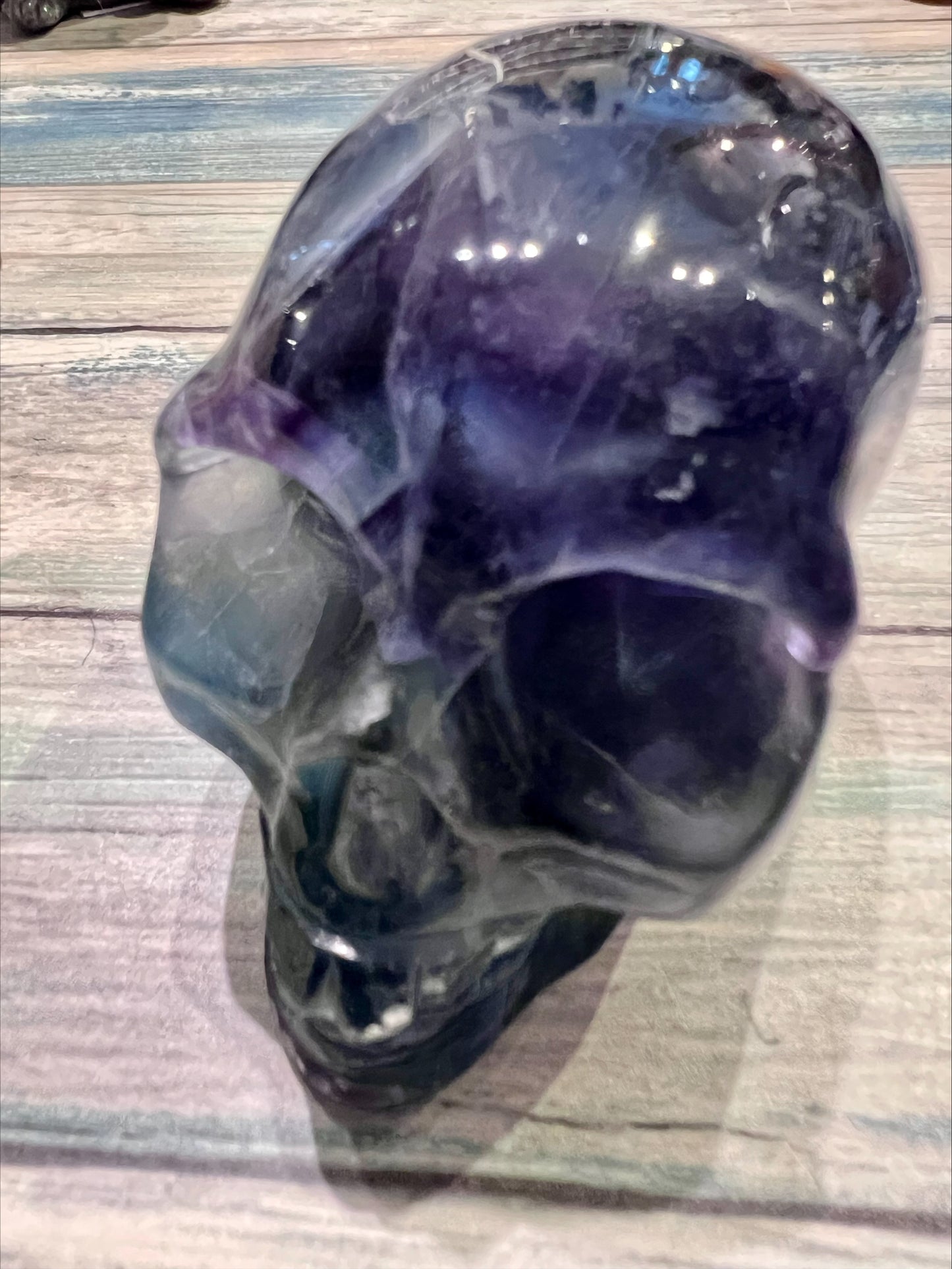 Fluorite Skull