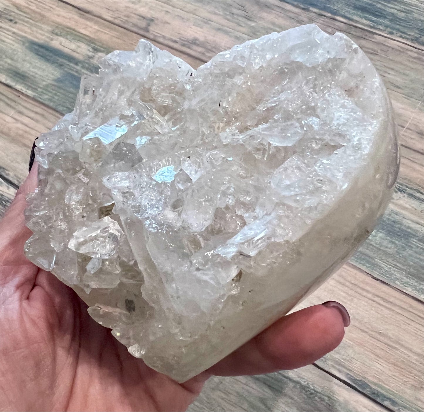 Smoky Quartz cluster heart