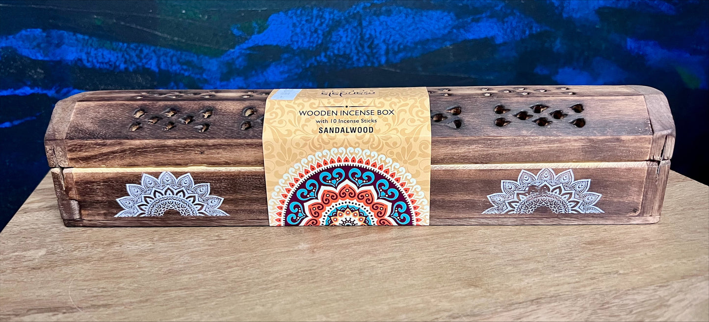 Wooden Incense Burner - Sandalwood