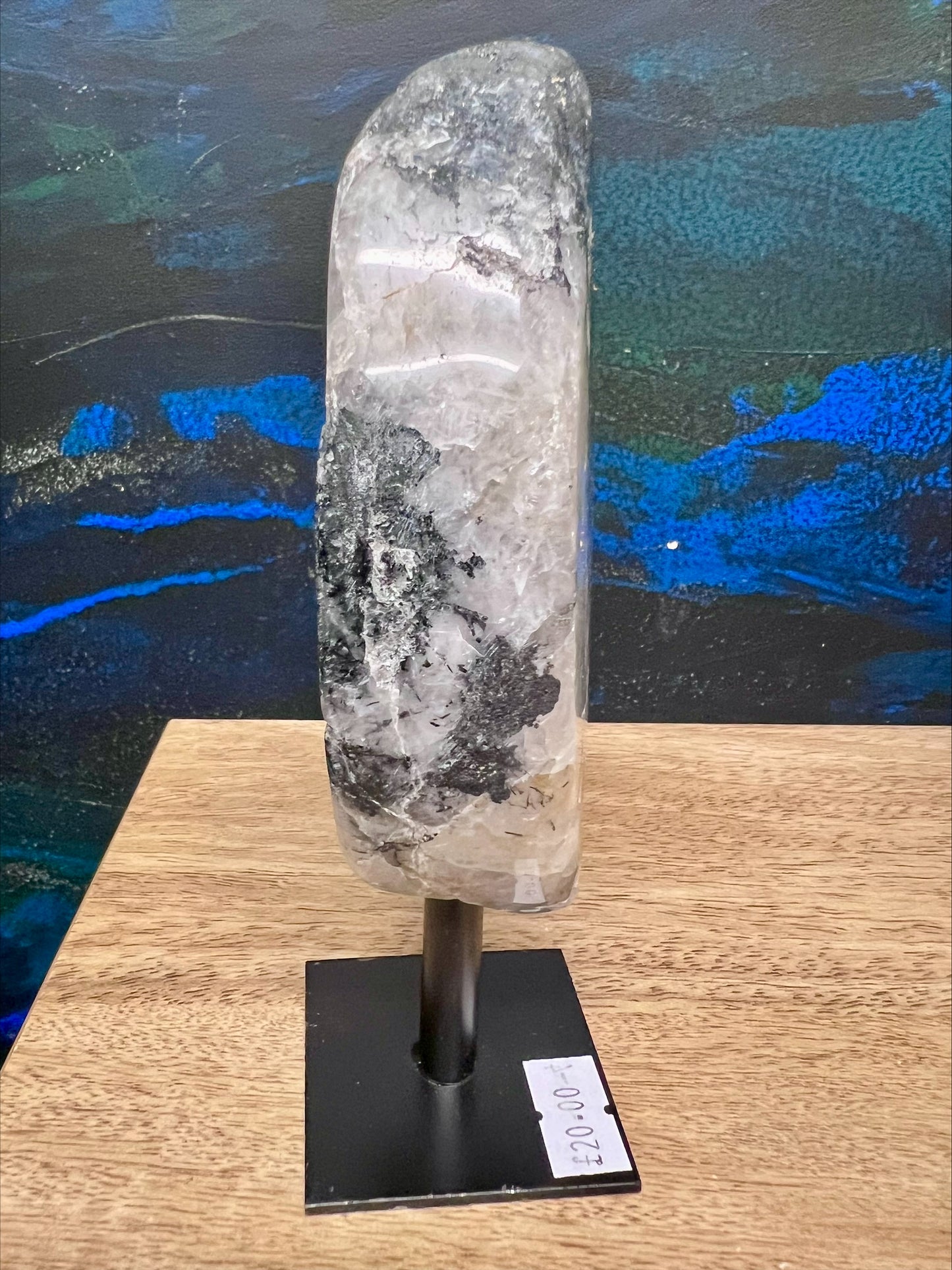 Rutilated Quartz on Stand 16cm