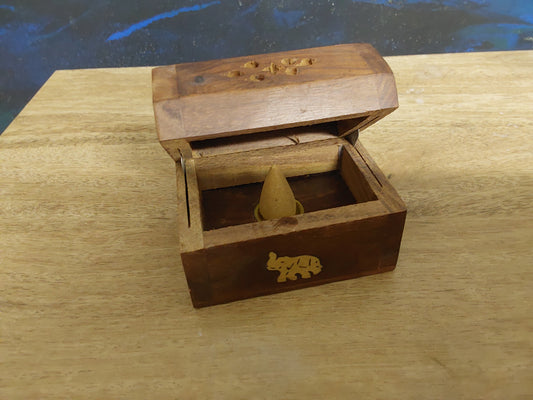 Incense Cone Holder Box - elephant