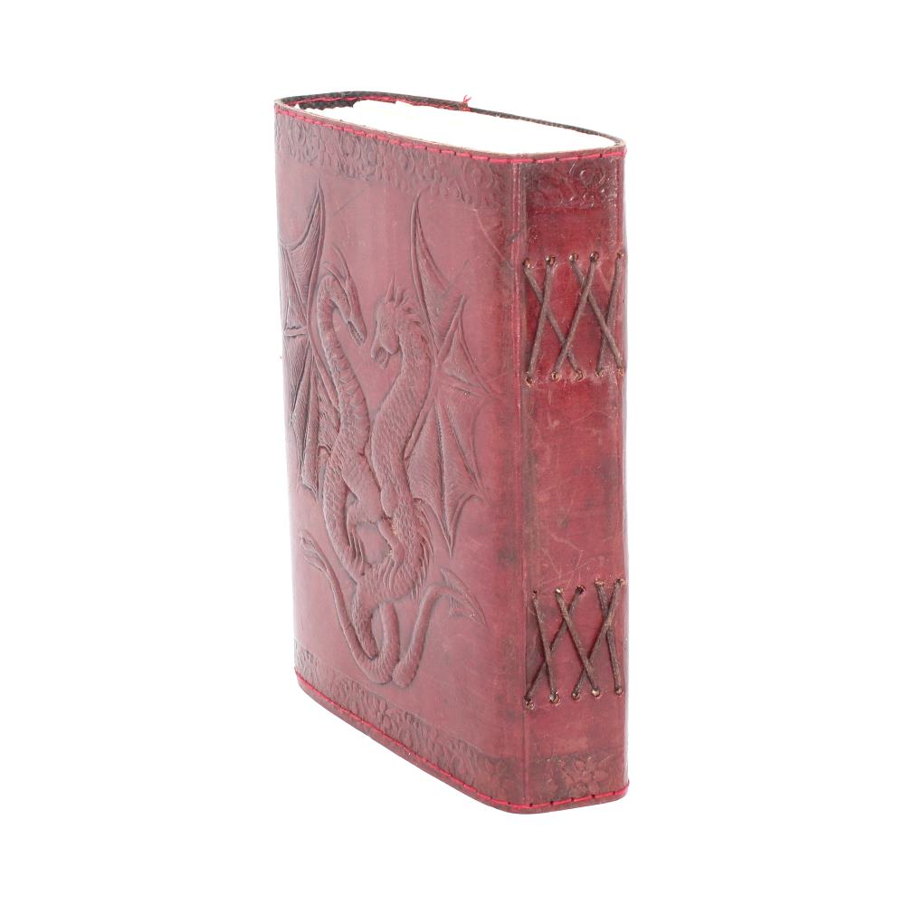 Double Dragon Leather Embossed Journal and Lock