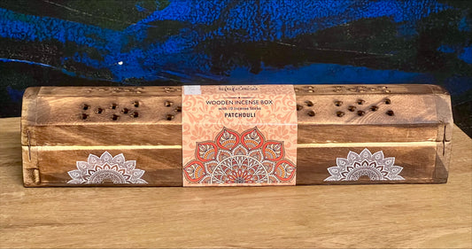 Wooden Incense Box - Patchouli