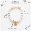 Self Love Rose Quartz Rose Geranium Essential Oil Bracelet