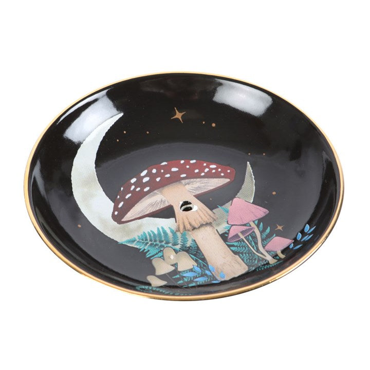 Forest Mushroom Ceramic  Incense Plate