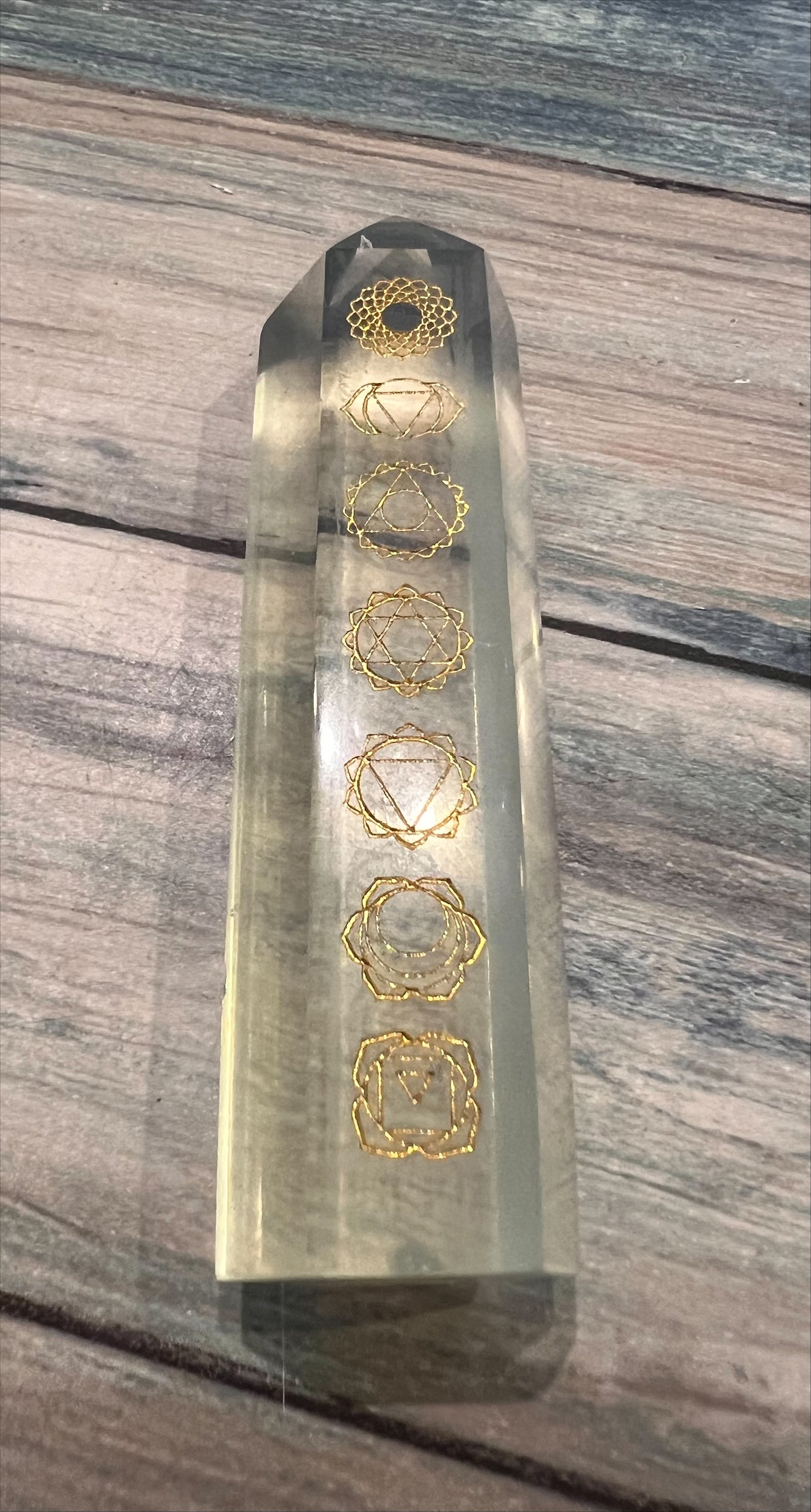 Opalite chakra tower