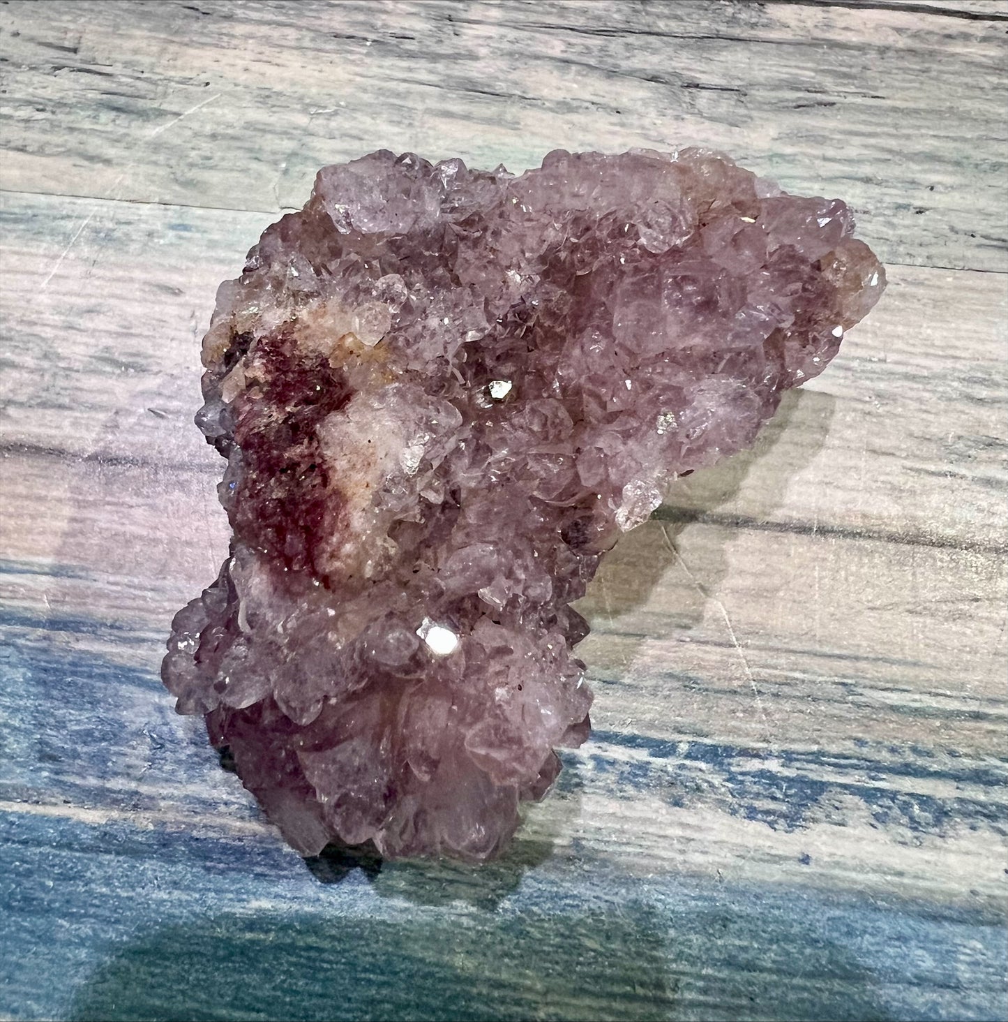 Pink Amethyst with Hematite