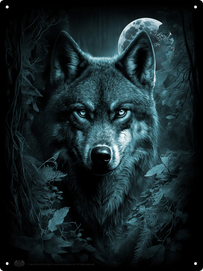 Forest Guardian Metal Large Tin Sign