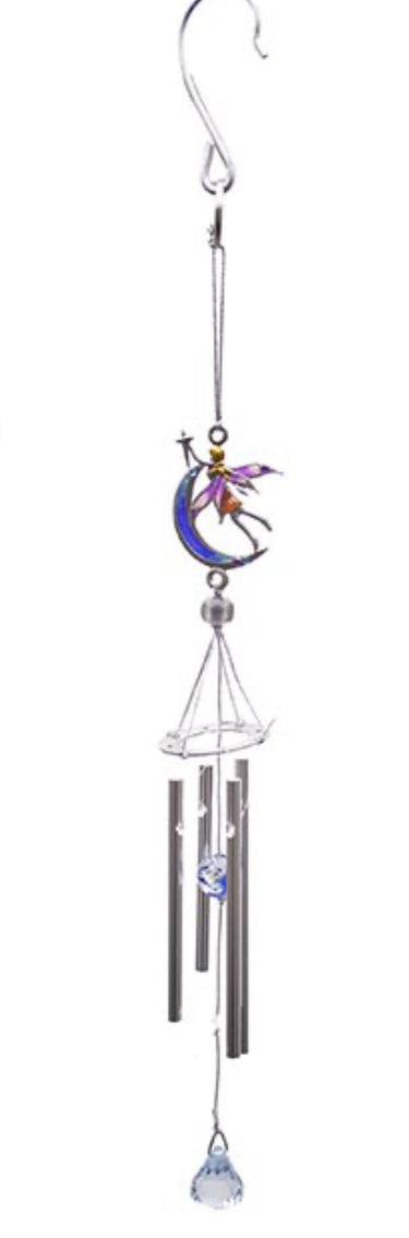 Fairy Windchime - fairy on moon
