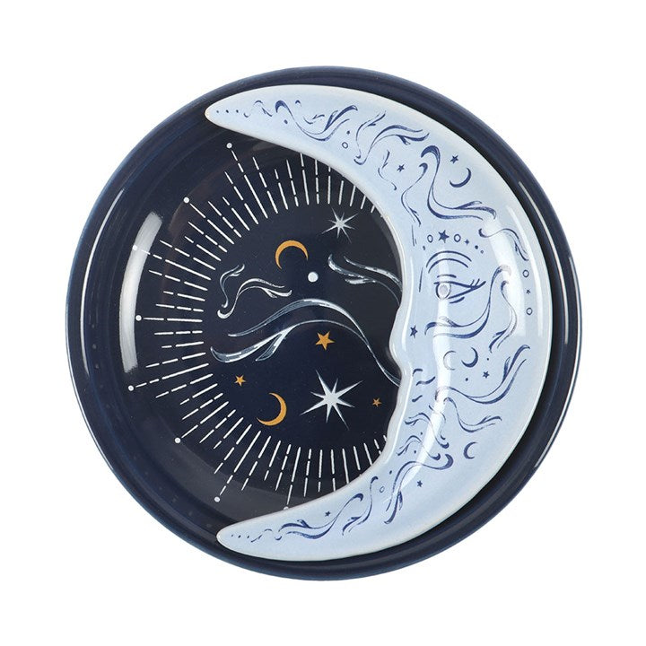 Blue Moon Stacking Ceramic Trinket Dish