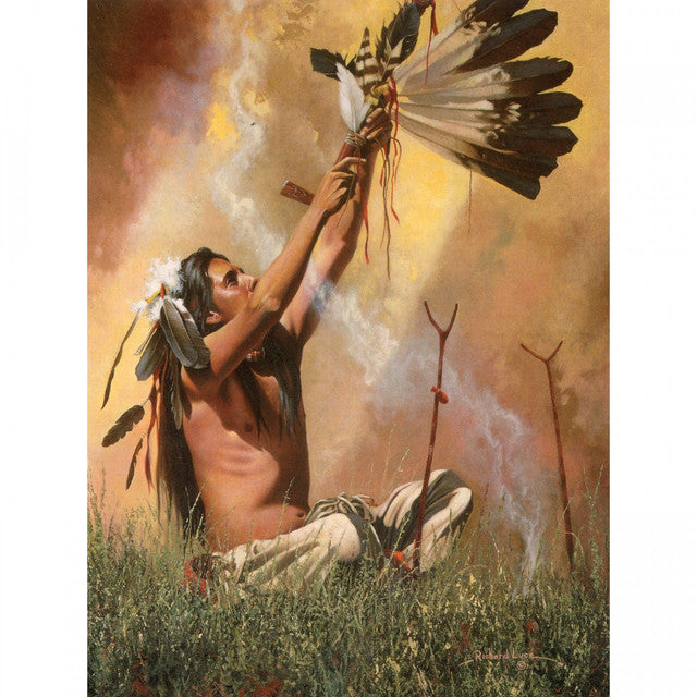 The Sacred Pipe Greeting Card