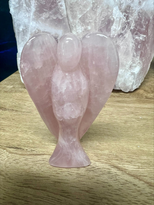 Rose Quartz Angel 8cm