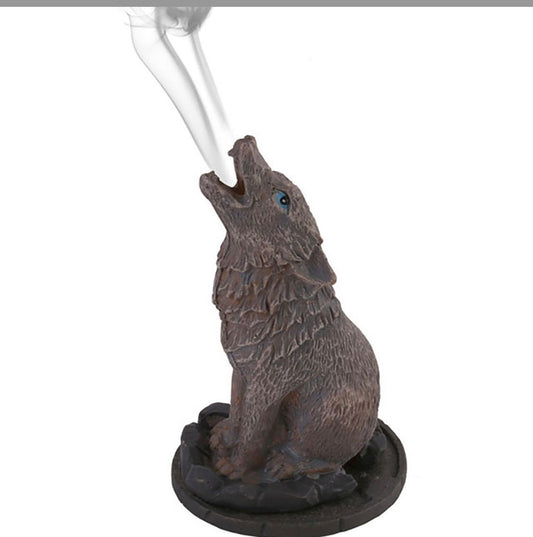 Howling Wolf Incense Burner