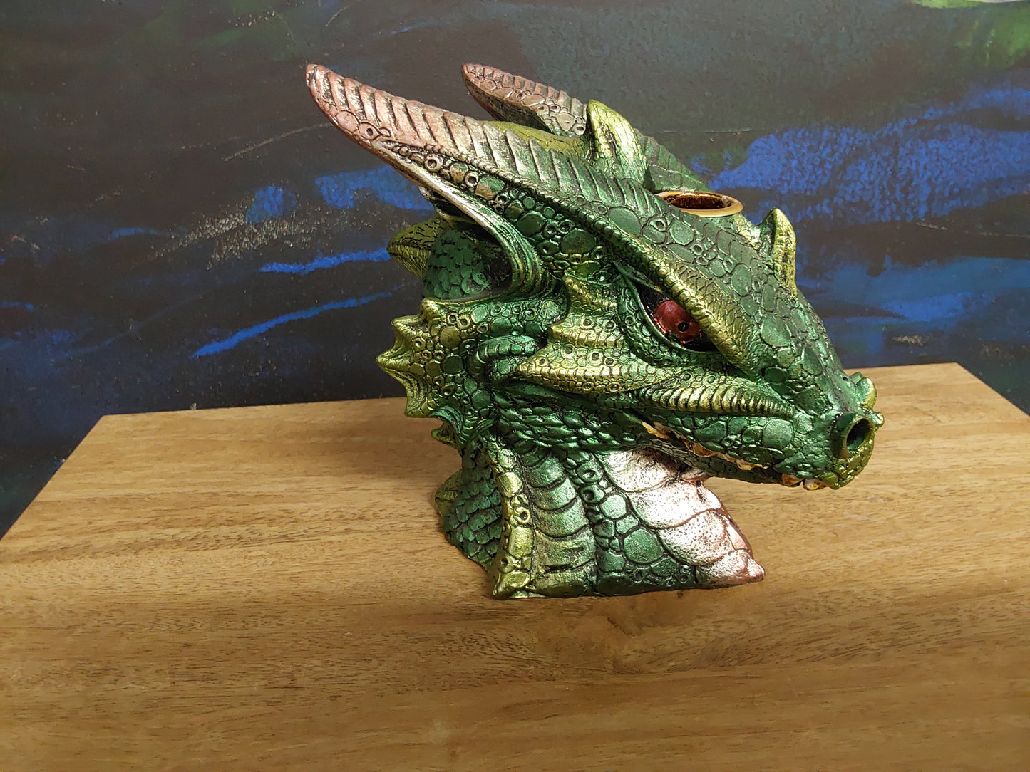 Green Dragon Head Backflow Burner