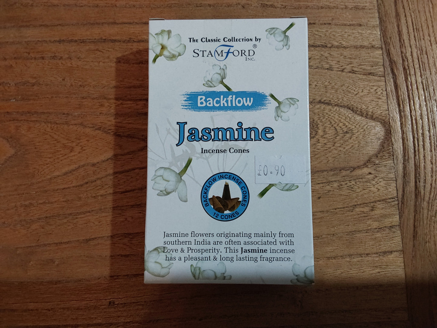 Jasmine Backflow Stamford Incense Cones