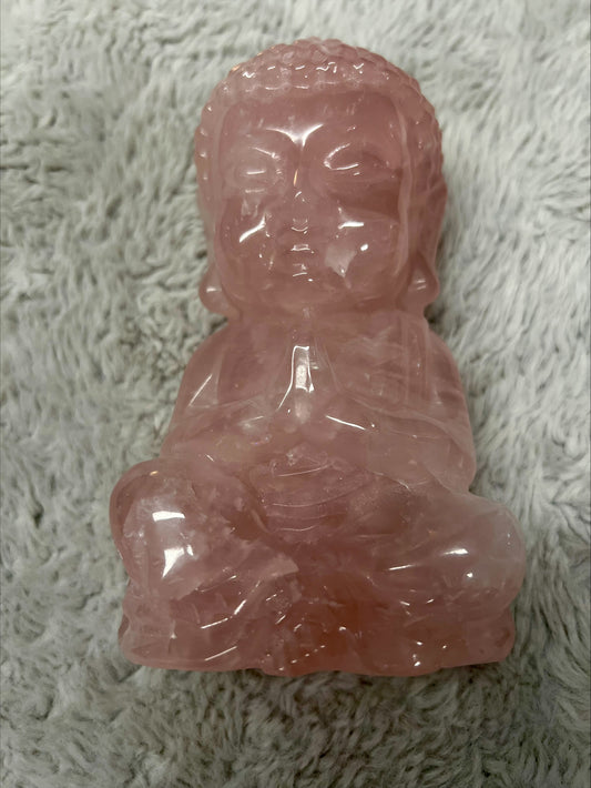 Rose Quartz Buddha